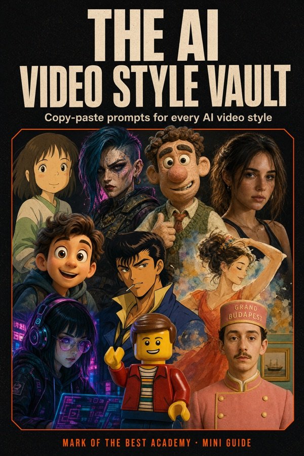 The AI Video Style Vault ebook cover